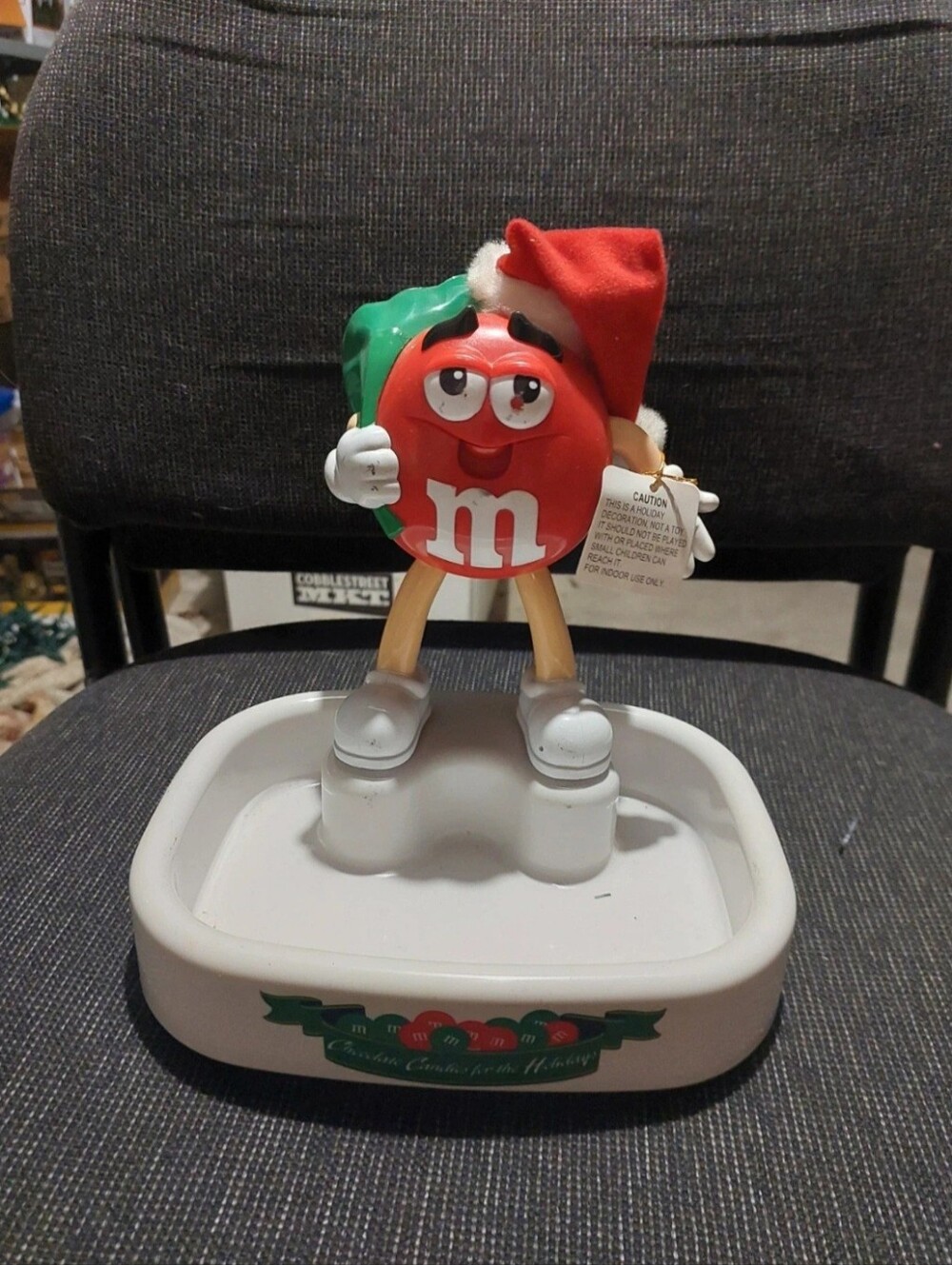 M&M Christmas Candy Dispenser
